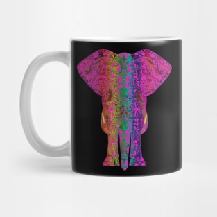 Rainbow Fuschia Ganesha Mug